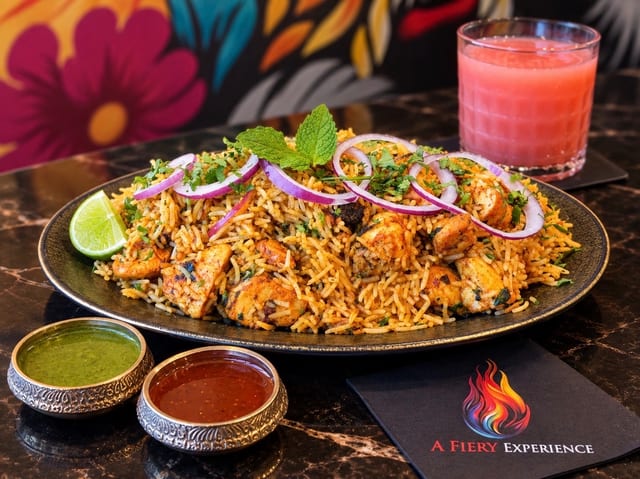 AGNII’S Chicken Biryani.