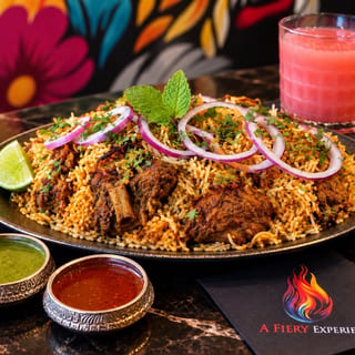 Flaming Goat Biryani